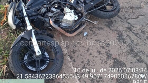 Motociclista morre após colisão na rodovia Marechal Rondon