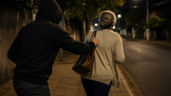 Idosa é enforcada e jogada ao chão durante roubo em Valparaíso
