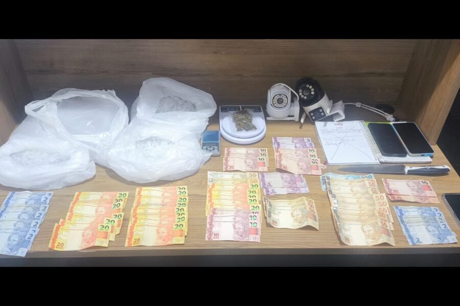 Violência doméstica leva PM a descobrir ponto de apoio do tráfico