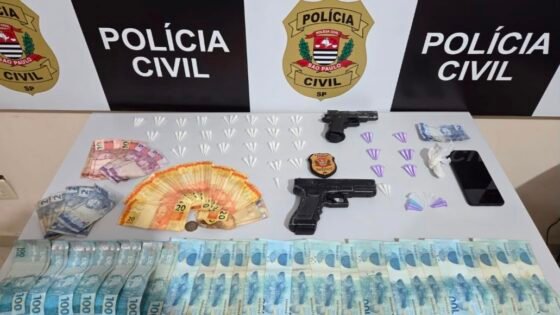 Operação da Polícia Civil prende dois por tráfico em Guararapes