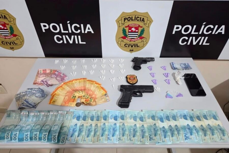 Operação da Polícia Civil prende dois por tráfico em Guararapes