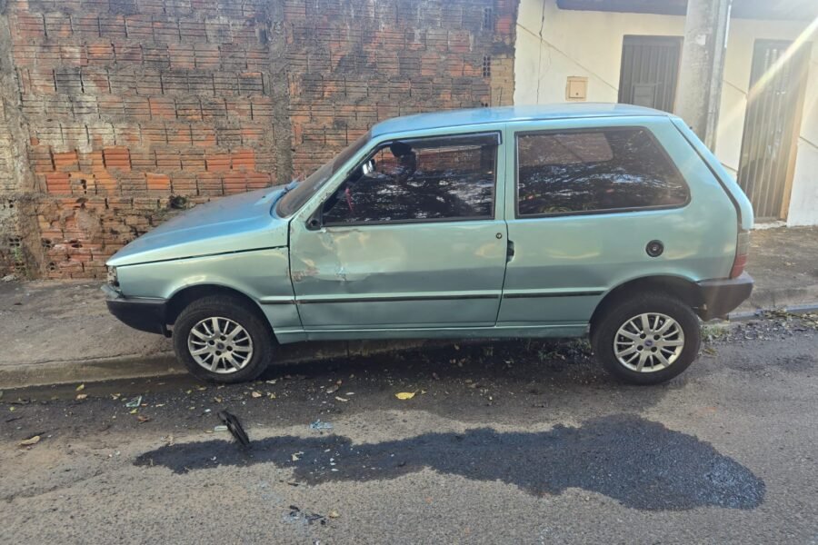 VÍDEO: saco de pães cai e motorista tomba carro em Birigui