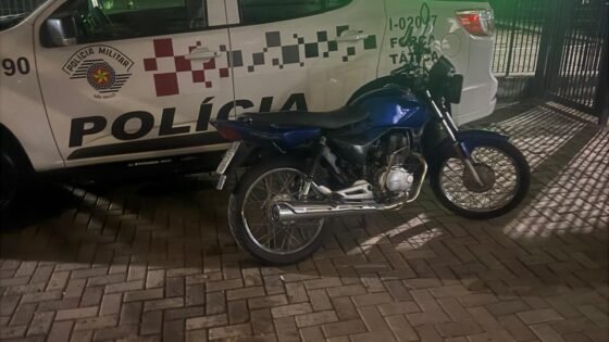 Homem é preso com moto adulterada em Araçatuba