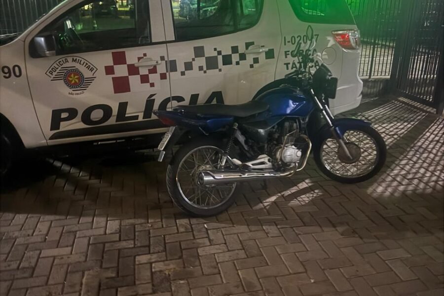 Homem é preso com moto adulterada em Araçatuba