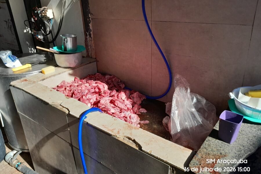 Operação apreende 2,7 toneladas de alimentos clandestinos em Araçatuba