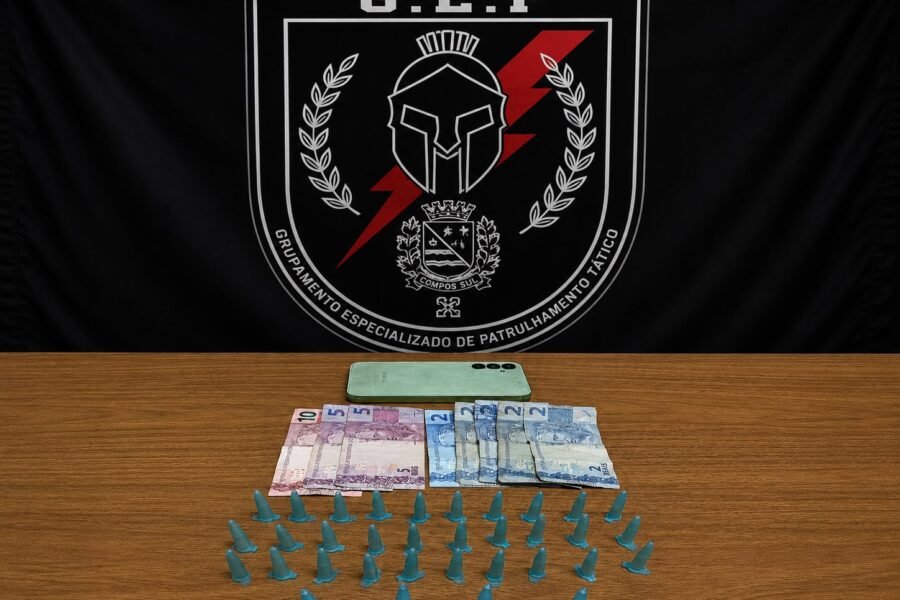 GEP prende homem com drogas escondidas nas partes íntimas