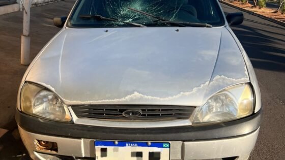 Adolescente de 12 anos fica ferido após ser atingido por carro em Birigui
