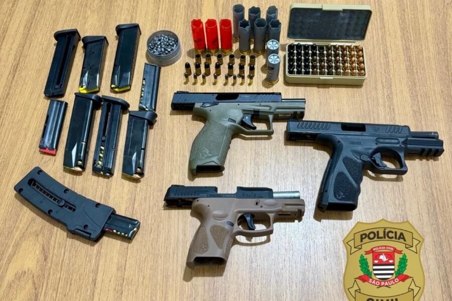 Polícia Civil apreende armas de investigado por tentativa de homicídio em Birigui