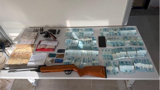 Operação contra agiotagem apreende R$ 20 mil