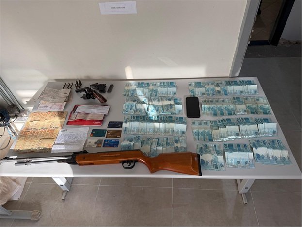 Operação contra agiotagem apreende R$ 20 mil