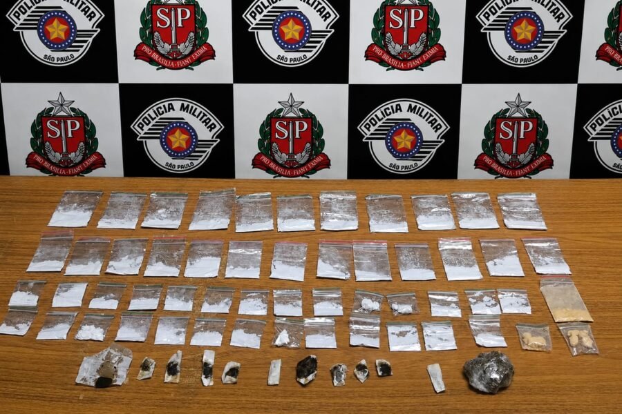 Motoboy é preso suspeito de fazer ‘delivery’ de drogas