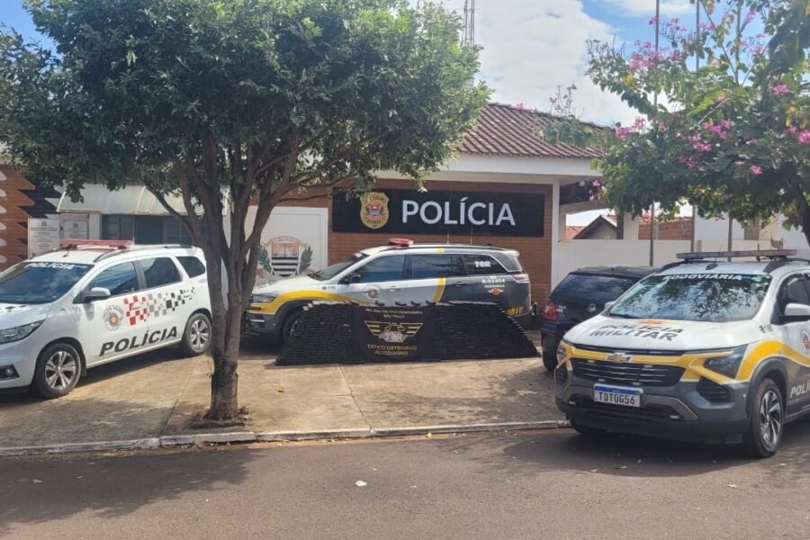 Polícia apreende quase 700 kg de maconha após perseguição em Clementina