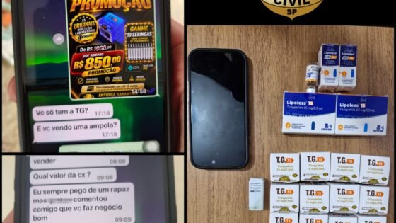 Polícia apreende 67 frascos de medicamentos clandestinos em Birigui