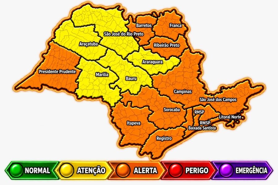 Frente fria derruba temperatura e pode trazer chuva a Araçatuba