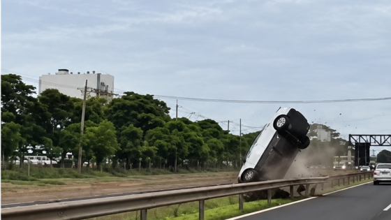 VEJA – Gestante de oito meses capota na Rondon em Araçatuba
