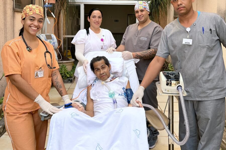 Passeio renova esperança de paciente na UTI em Araçatuba
