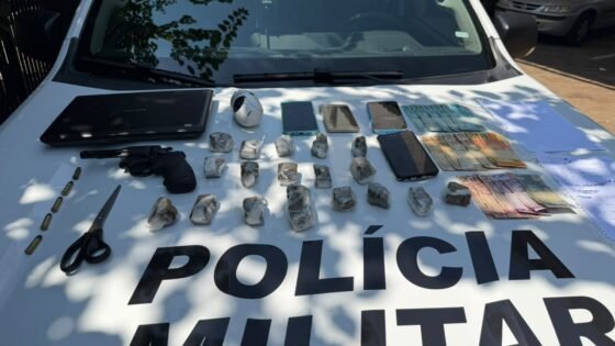 PM prende homem com maconha e revólver em Araçatuba