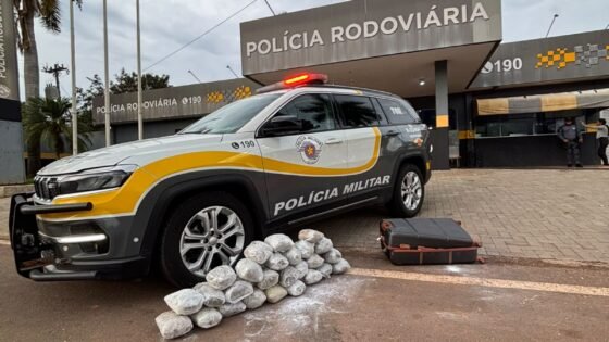 Polícia apreende skunk em ônibus e captura foragida em Araçatuba