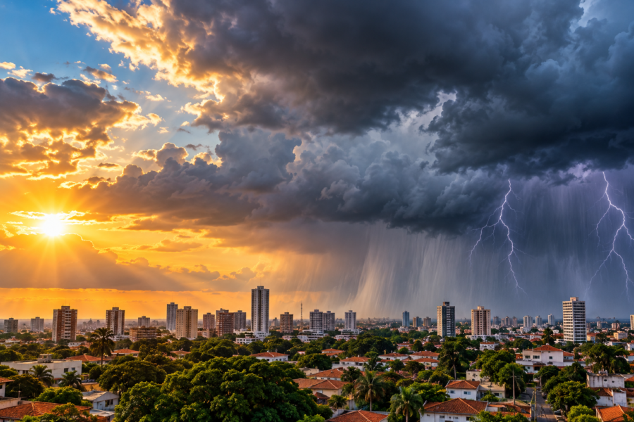 Araçatuba terá semana de chuva e queda nas temperaturas
