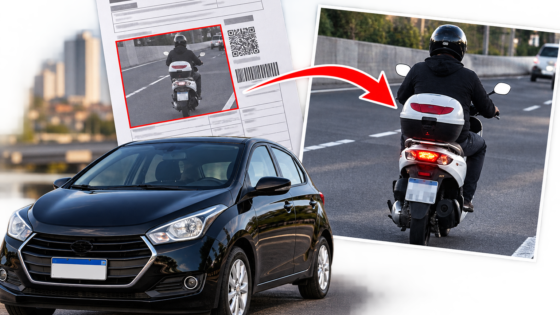 Motorista de Araçatuba leva multa de moto mesmo tendo um carro