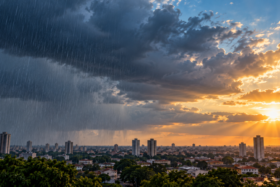 Chuva pode marcar manhã de votação em Araçatuba