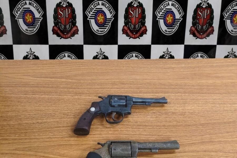 PM encontra duas armas usadas em tiroteio em Araçatuba