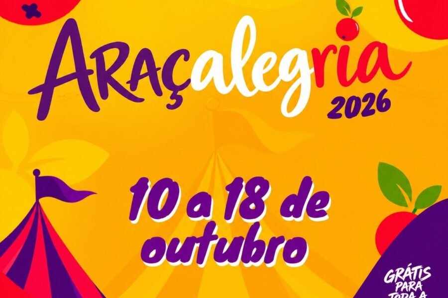 AraçAlegria terá nove espetáculos gratuitos em Araçatuba