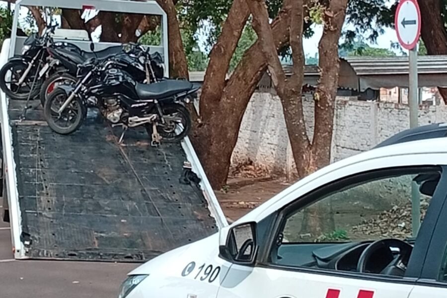 PM recolhe 40 motos durante operação em Birigui