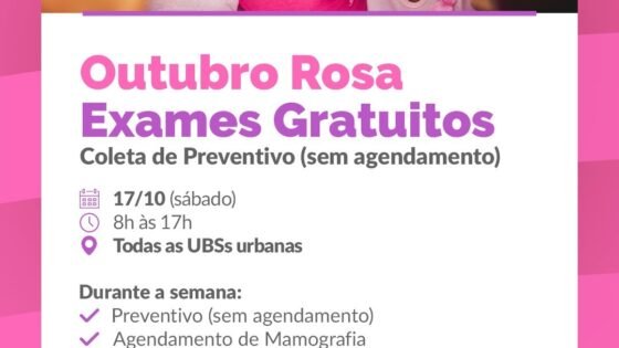 UBSs de Araçatuba abrem sábado para exames gratuitos