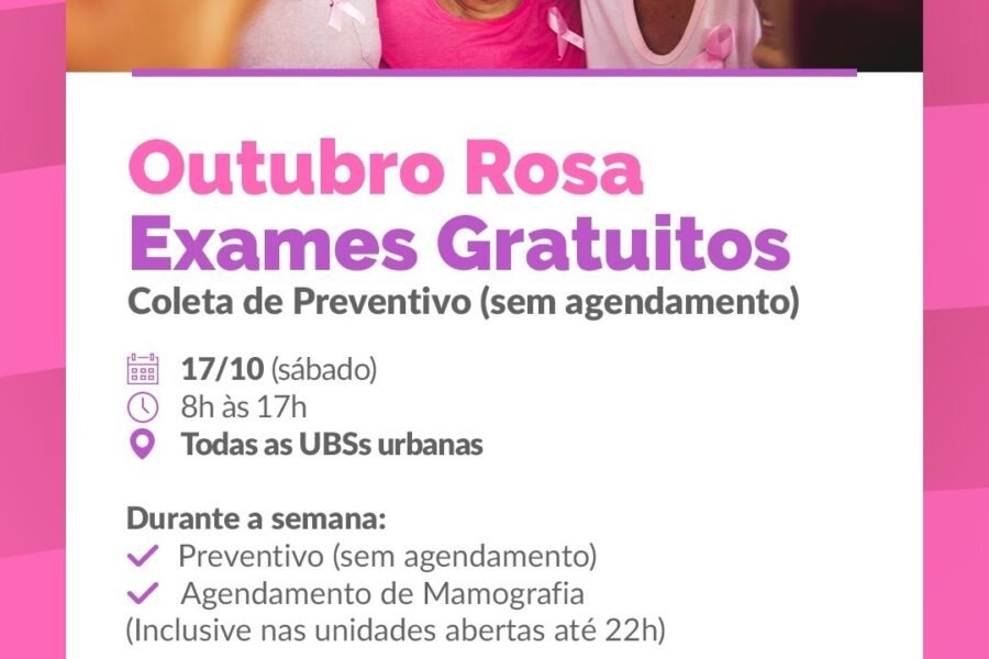 UBSs de Araçatuba abrem sábado para exames gratuitos